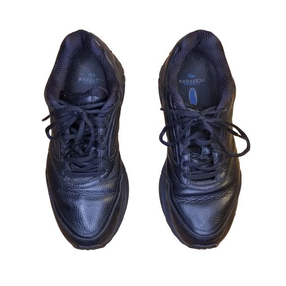 Brooks Shoes - Brooks Addiction Walker Women's Size 10 Black Leather Shoes Sneakers 1200321B001